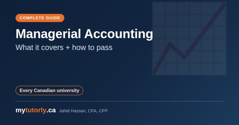 Managerial Accounting: What It Covers and How to Pass