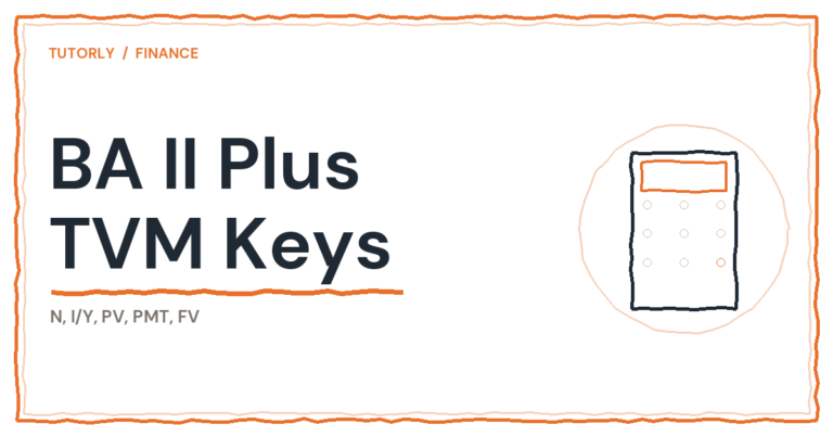BA II Plus TVM Tutorial: N, I/Y, PV, PMT, FV